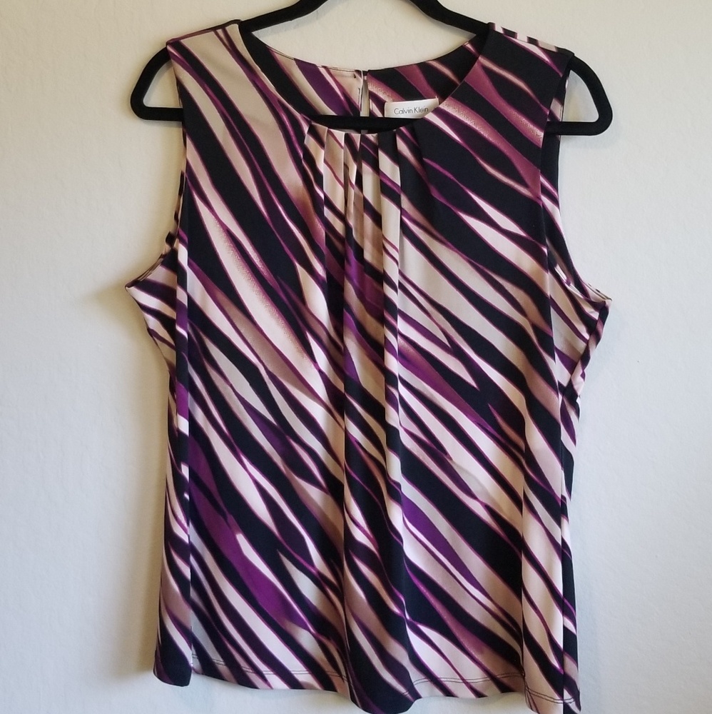 Calvin Klein sleeveless top petite xl